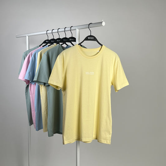 MRWA-Tshirt Optimism Soft Yellow